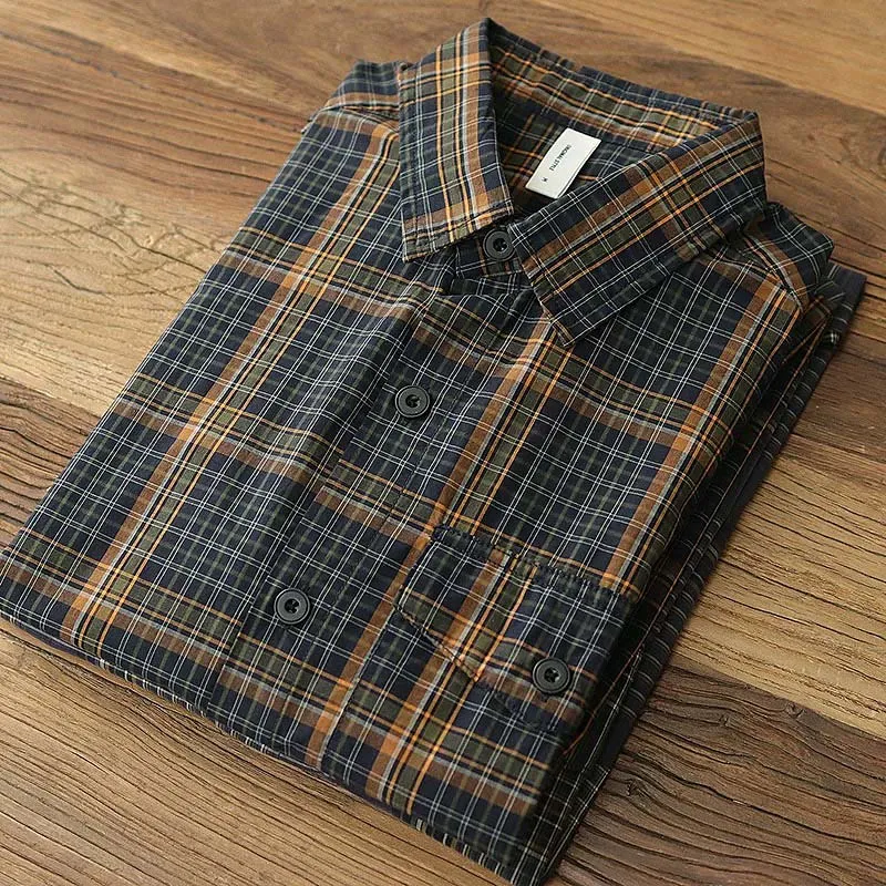 569 Woven Plaid Shirt