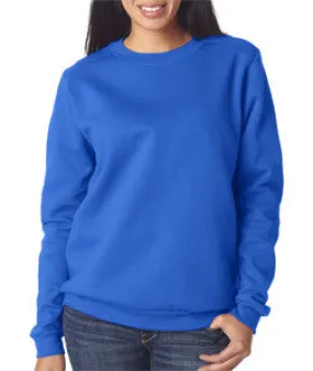 71000FL Anvil Ladies' Fashion Crew Neck Sweatshirt Royal