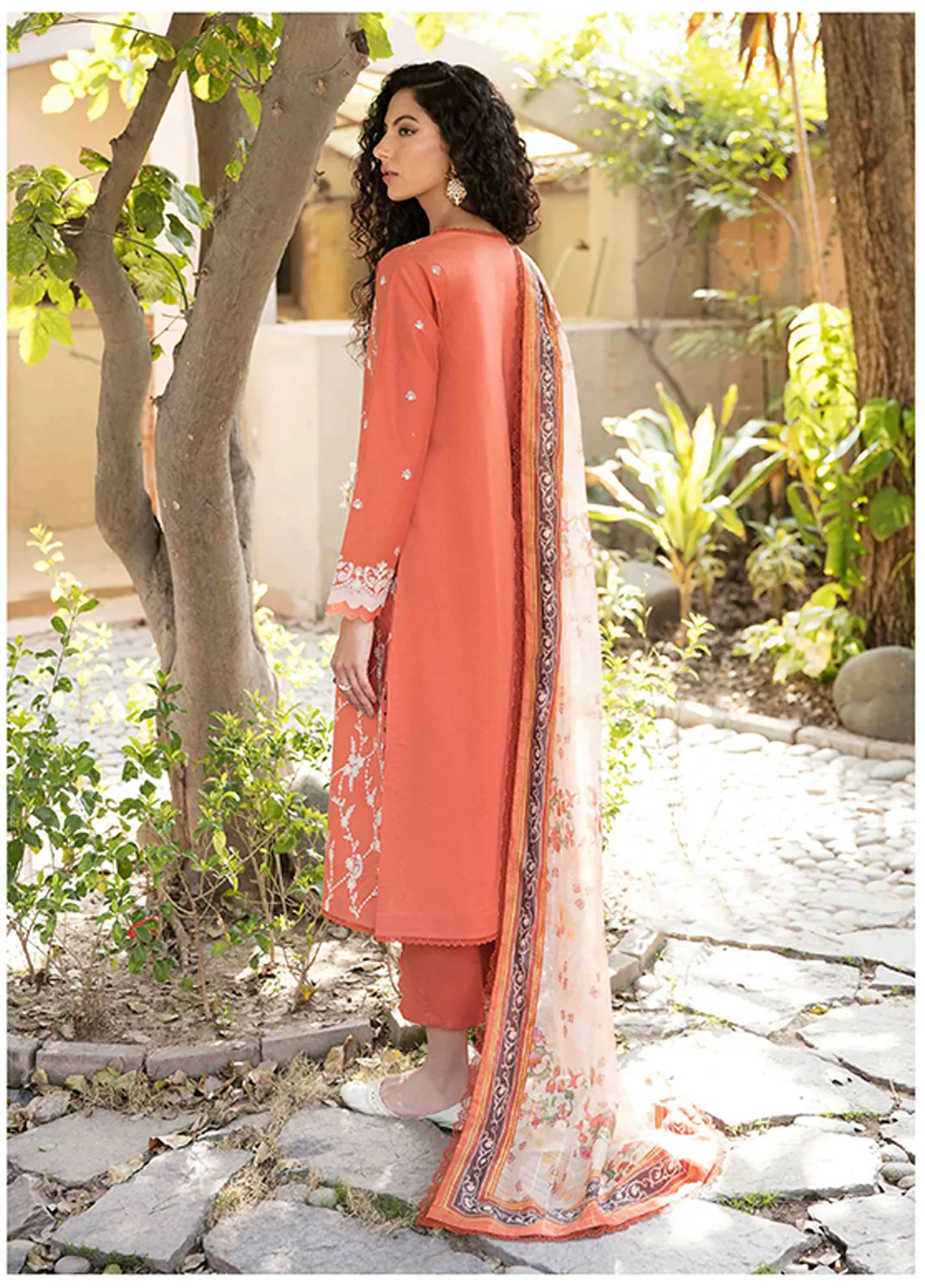 Afsanah By Seran Embroidered Lawn Unstitched 3 Piece Suit - 15