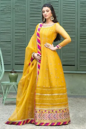 AJFC-42 EMBROIDERED ORGANZA 3 PCS