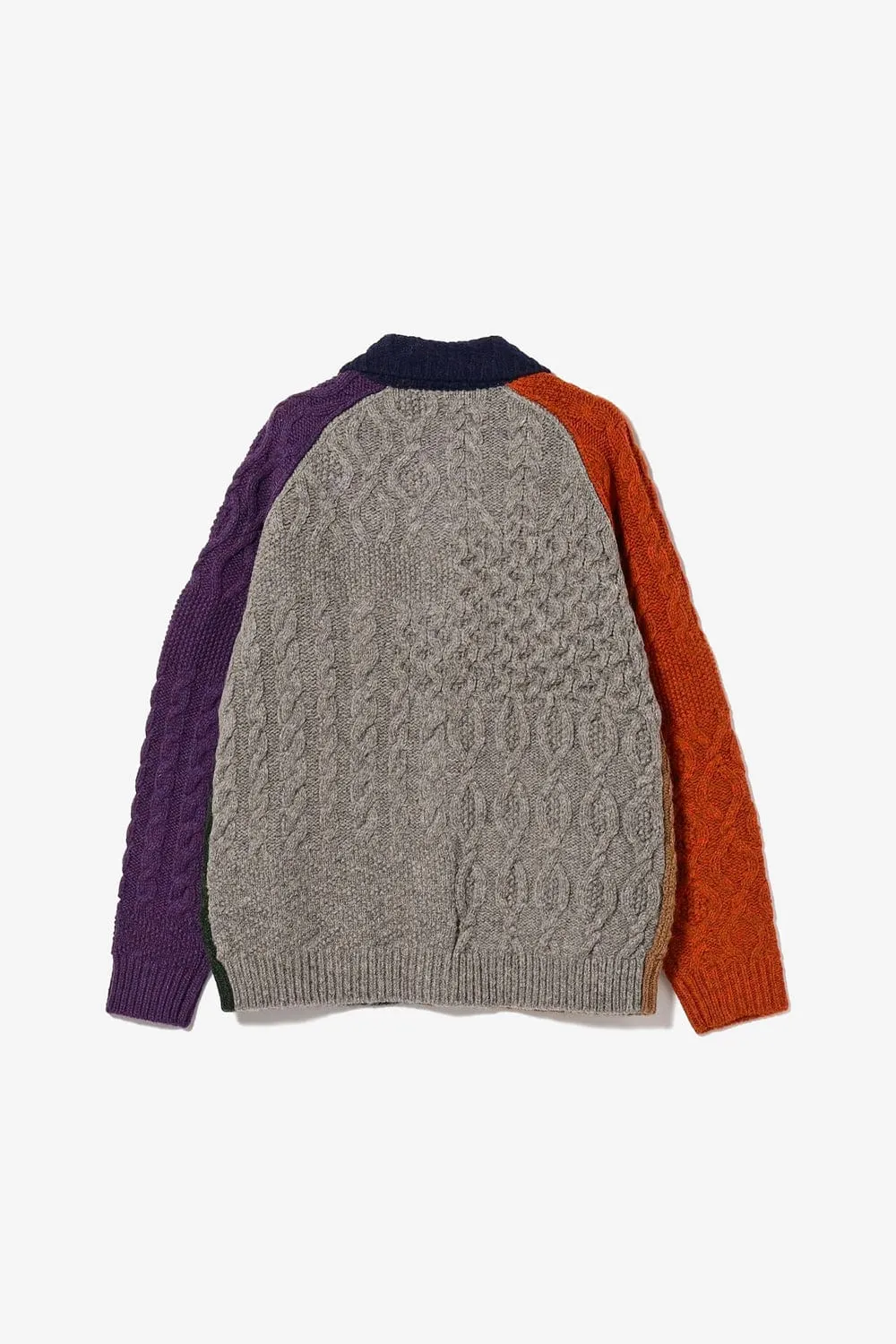 Alan Patchwork Cardigan