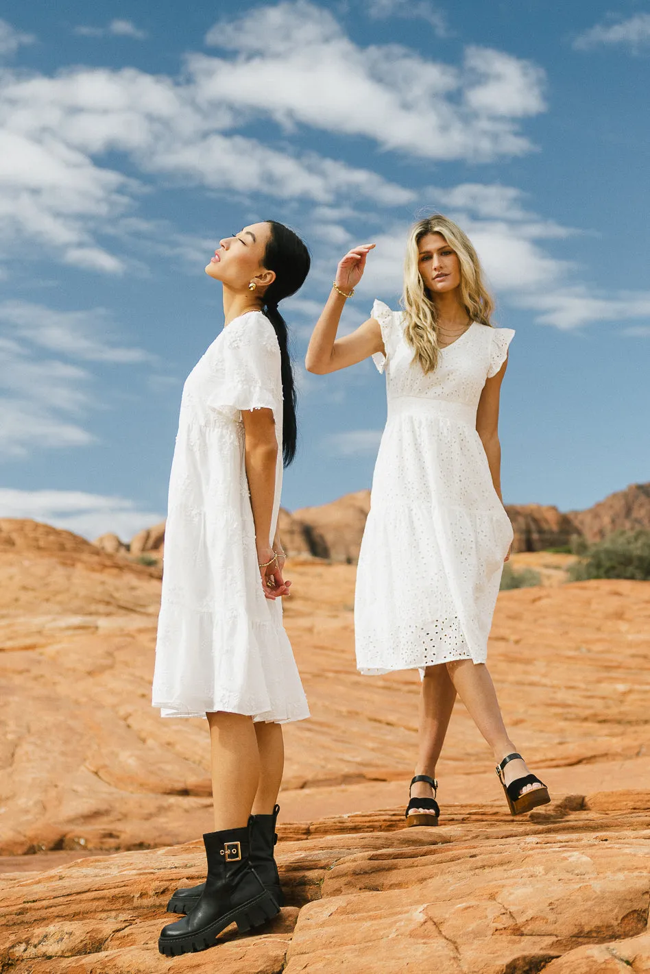 Allison Embroidered Dress - FINAL SALE