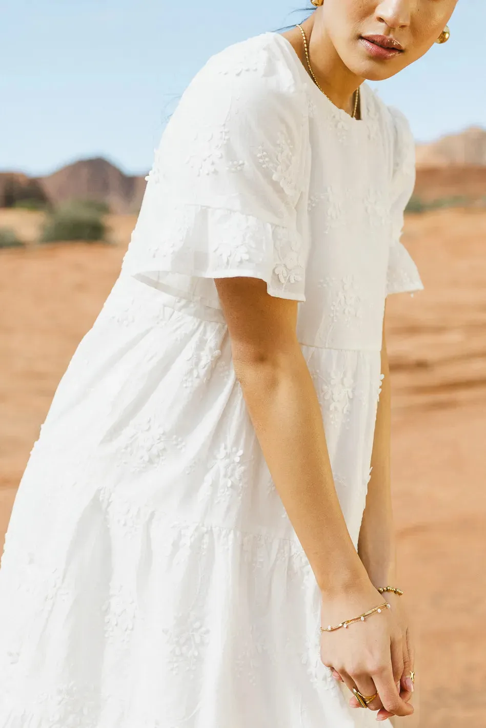 Allison Embroidered Dress - FINAL SALE