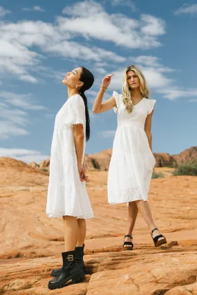 Allison Embroidered Dress - FINAL SALE