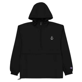 Anchor Embroidered Champion Packable Jacket