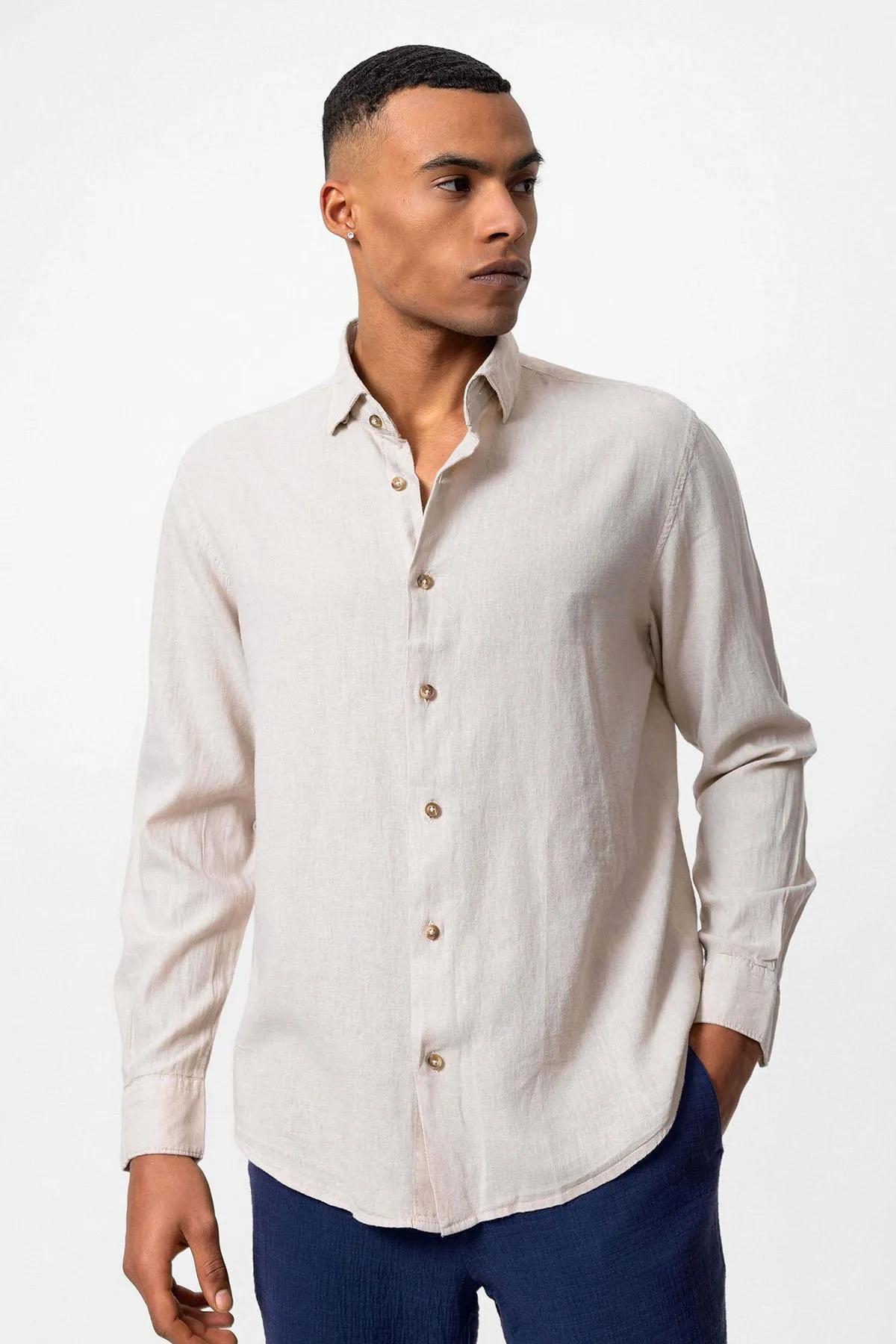 ANT Linen Blend Men's Shirt - La Huacana