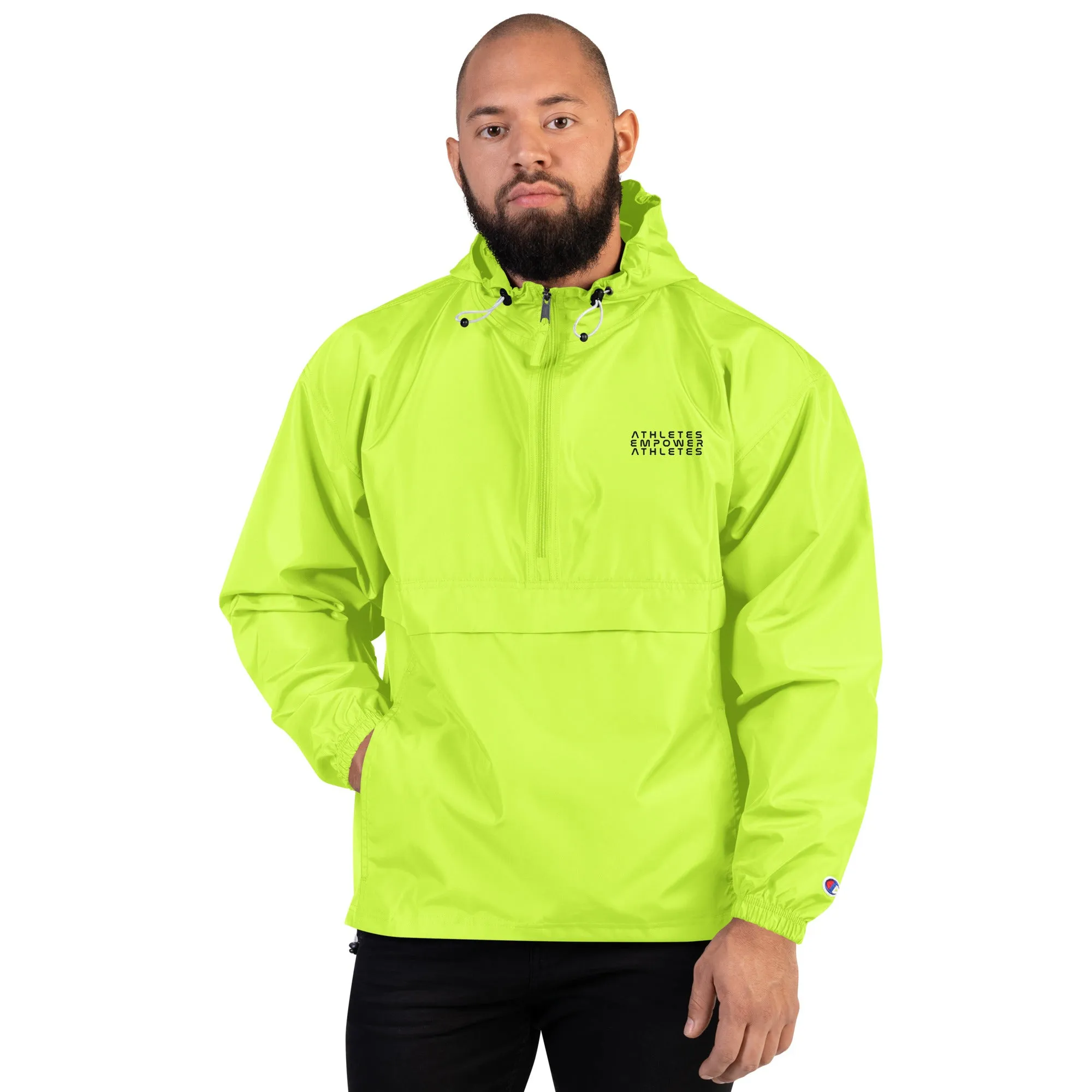 Athletes Empower Athletes - Embroidered Champion Packable Jacket