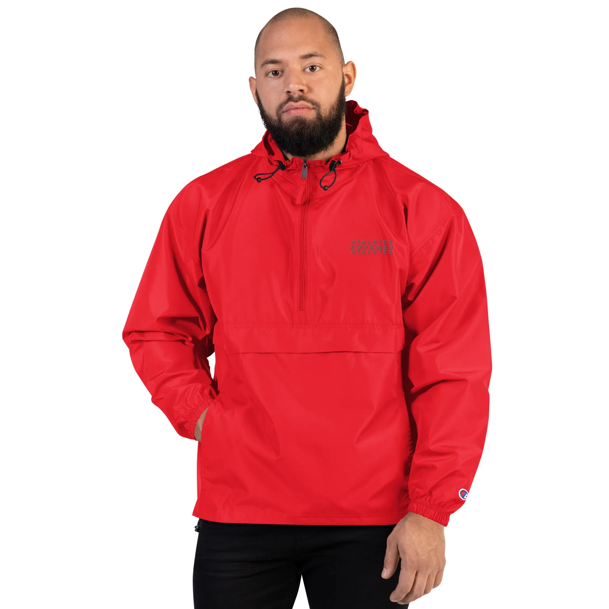 Athletes Empower Athletes - Embroidered Champion Packable Jacket