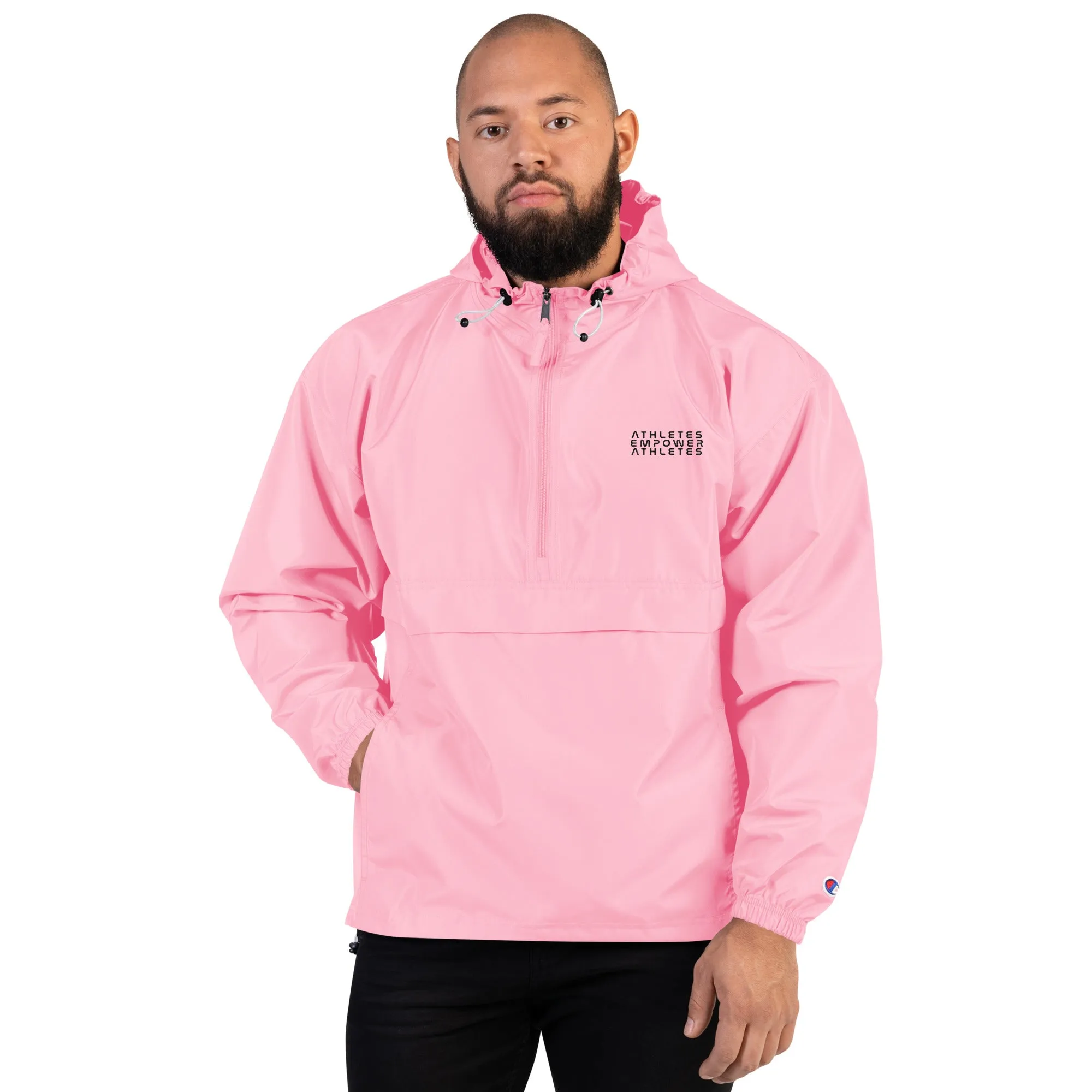 Athletes Empower Athletes - Embroidered Champion Packable Jacket