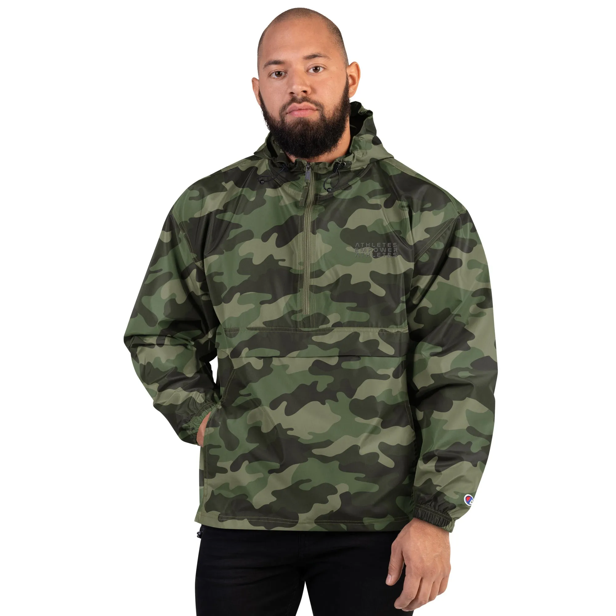 Athletes Empower Athletes - Embroidered Champion Packable Jacket