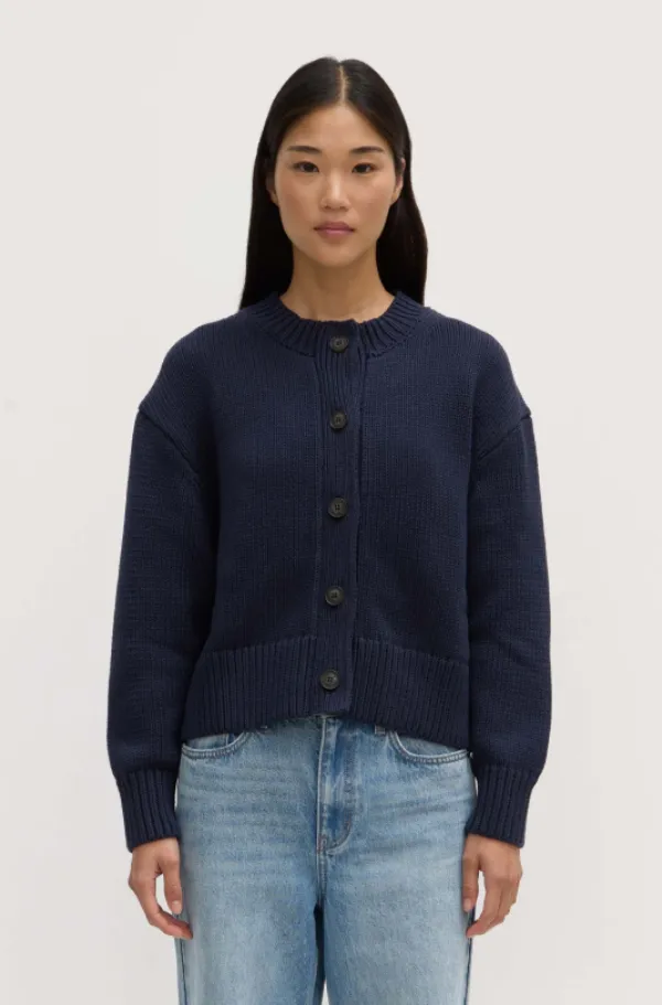 Ava Knit Cardigan Ink