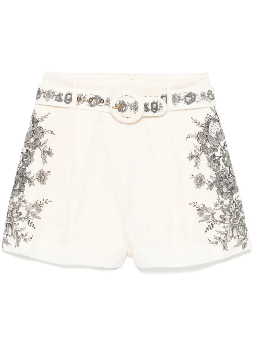 belted shorts