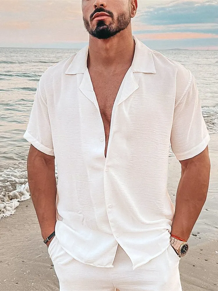 Casual Cotton linen Button Shirt