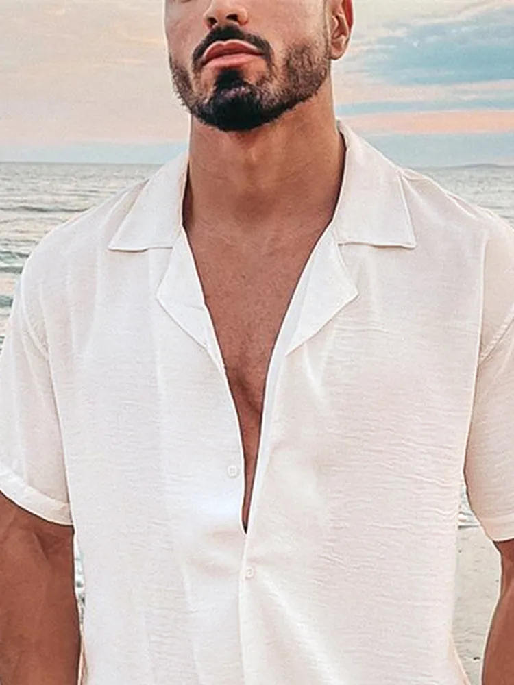 Casual Cotton linen Button Shirt