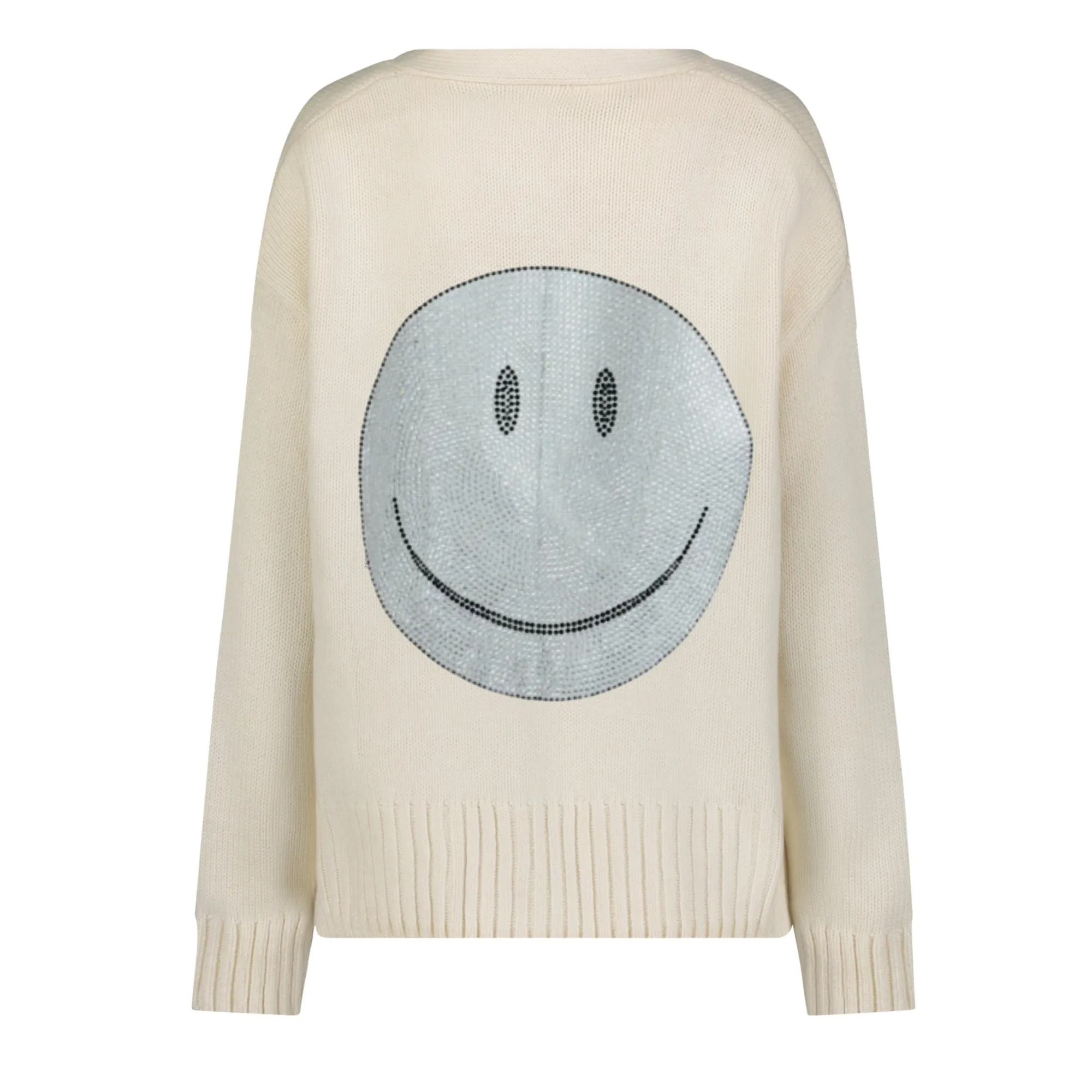 Chunky Smile Cardigan Winter White