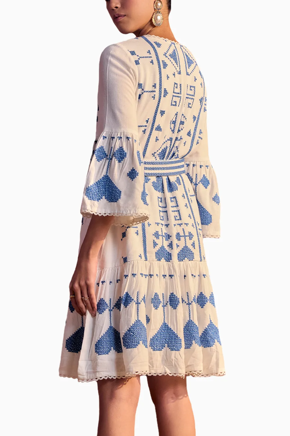 Cinque Terre Embroidered Dress