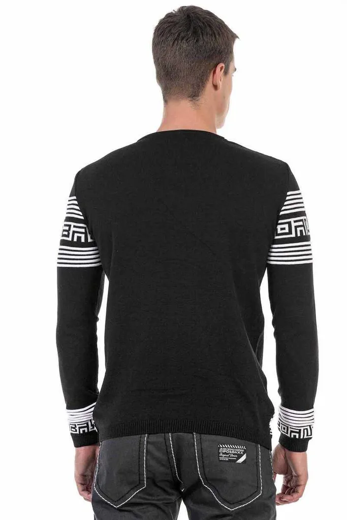 CP243 Patterned Men's Sweater