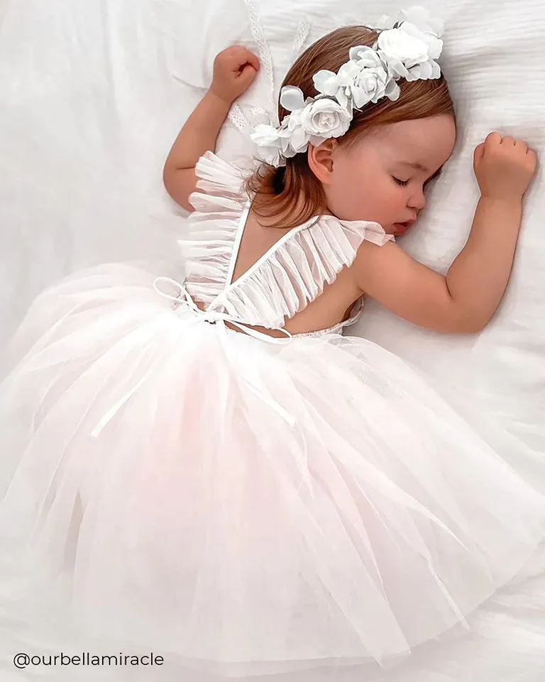 CROSS STRAP TUTU DRESS