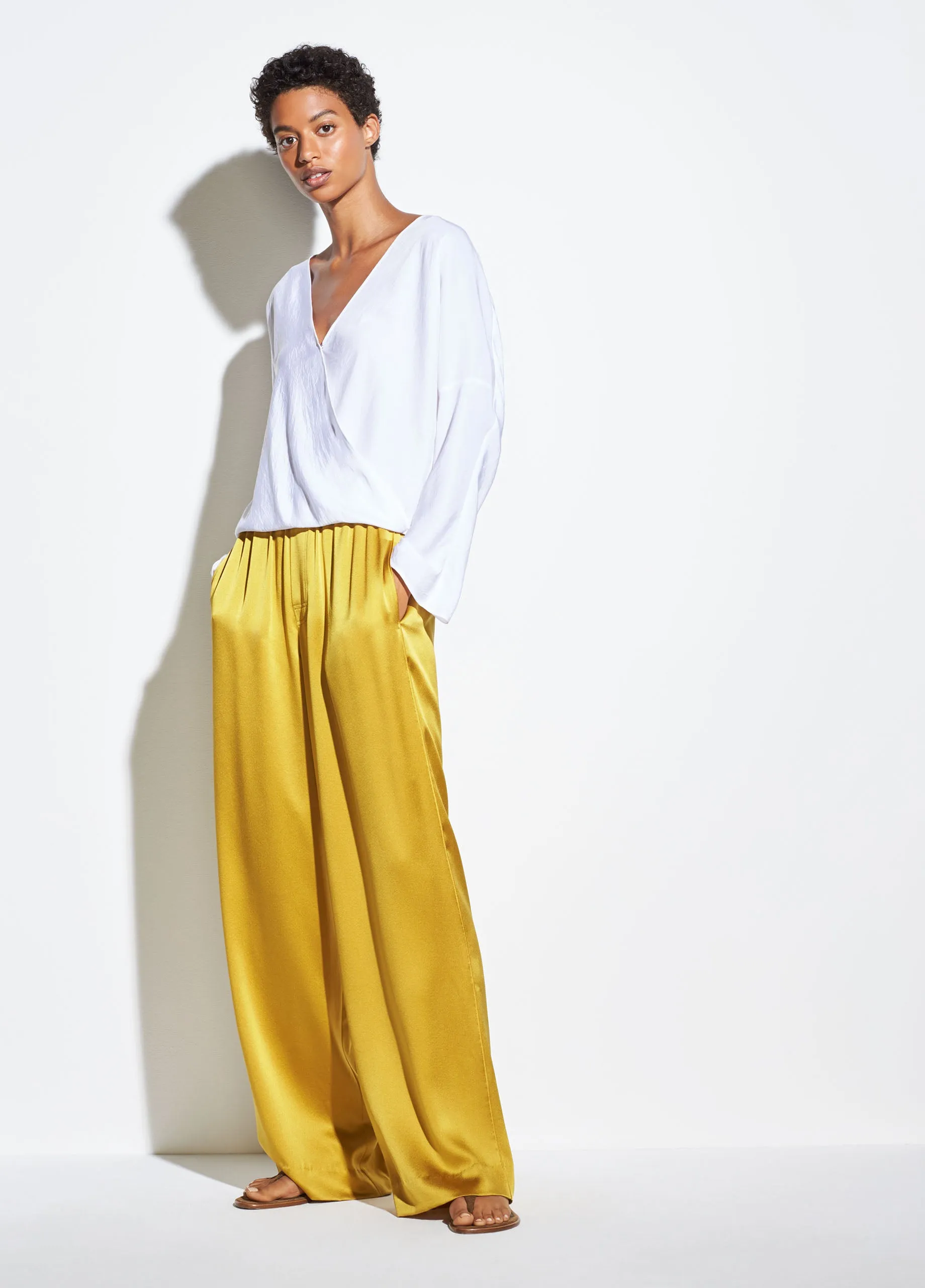 Crossover Blouse - Optic White