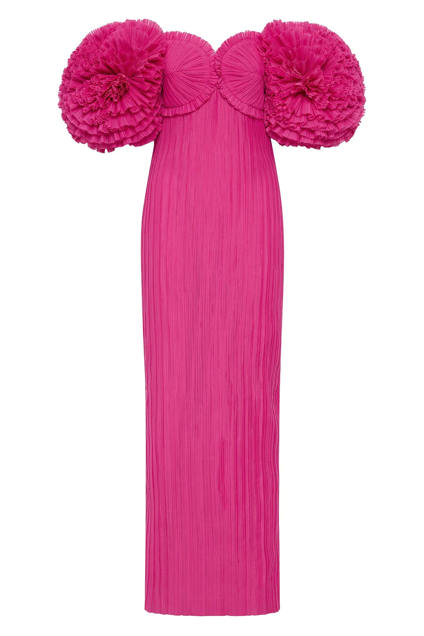 Crystallise Pleated Gown