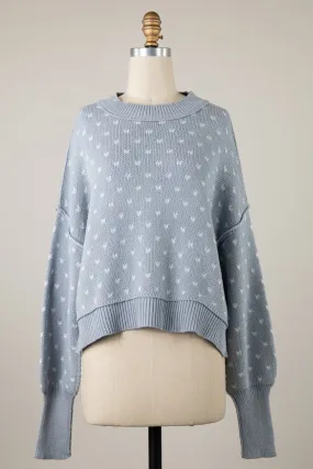 Dot Patterned Sweater