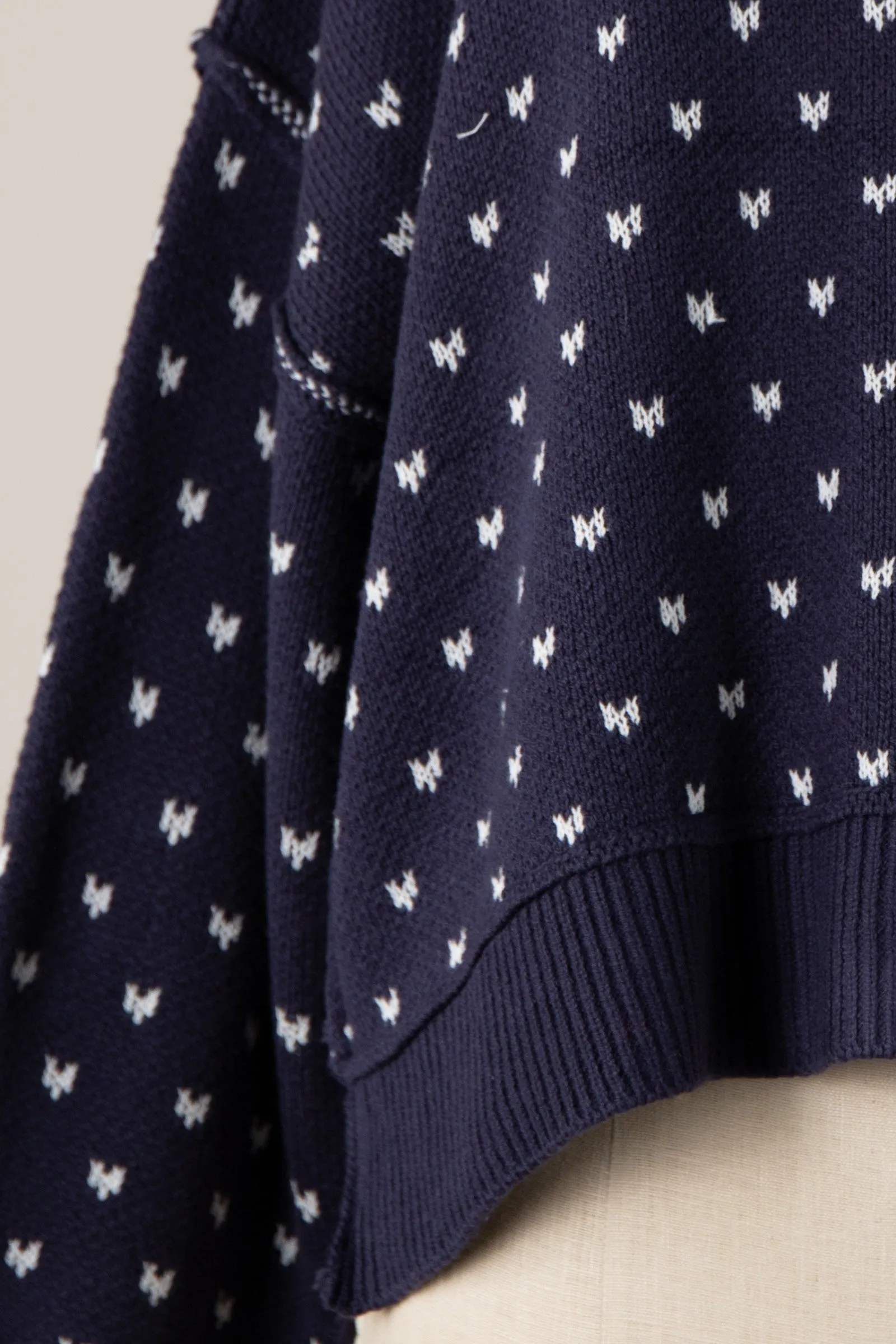 Dot Patterned Sweater