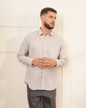 DUNE Linen Shirt for Men, 100% Linen, Natural Color Linen