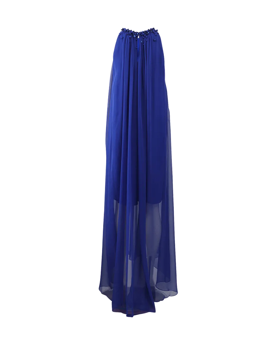 Embellished Trapeze Gown