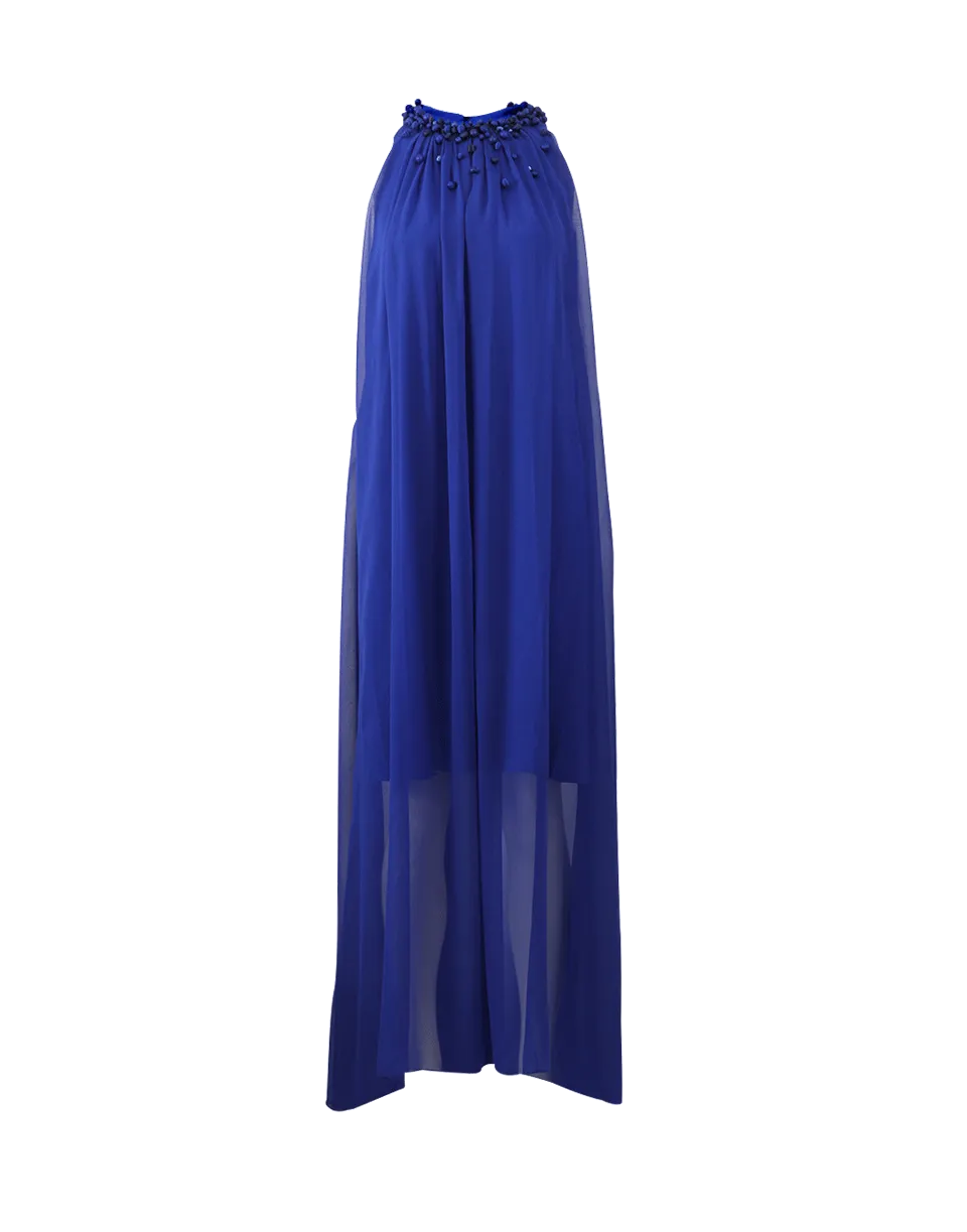 Embellished Trapeze Gown