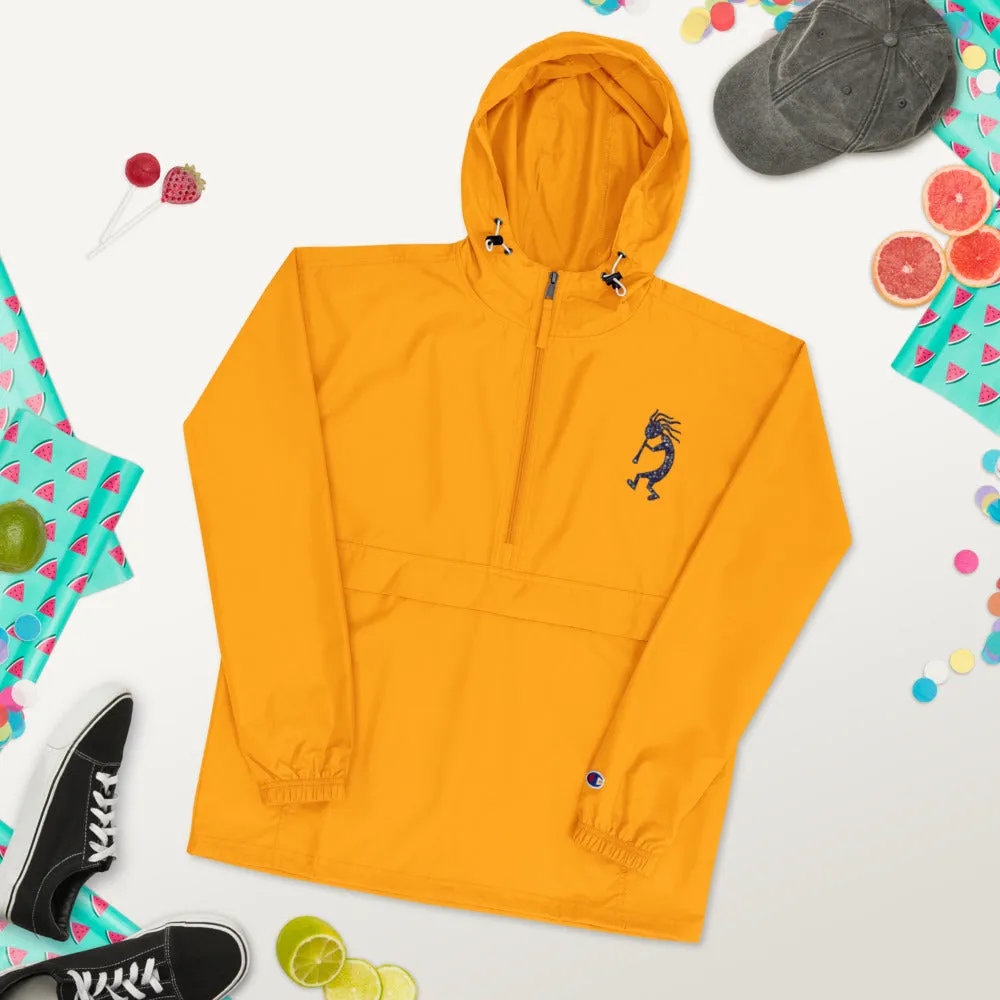 Embroidered Champion Packable Jacket Kokopelli Single