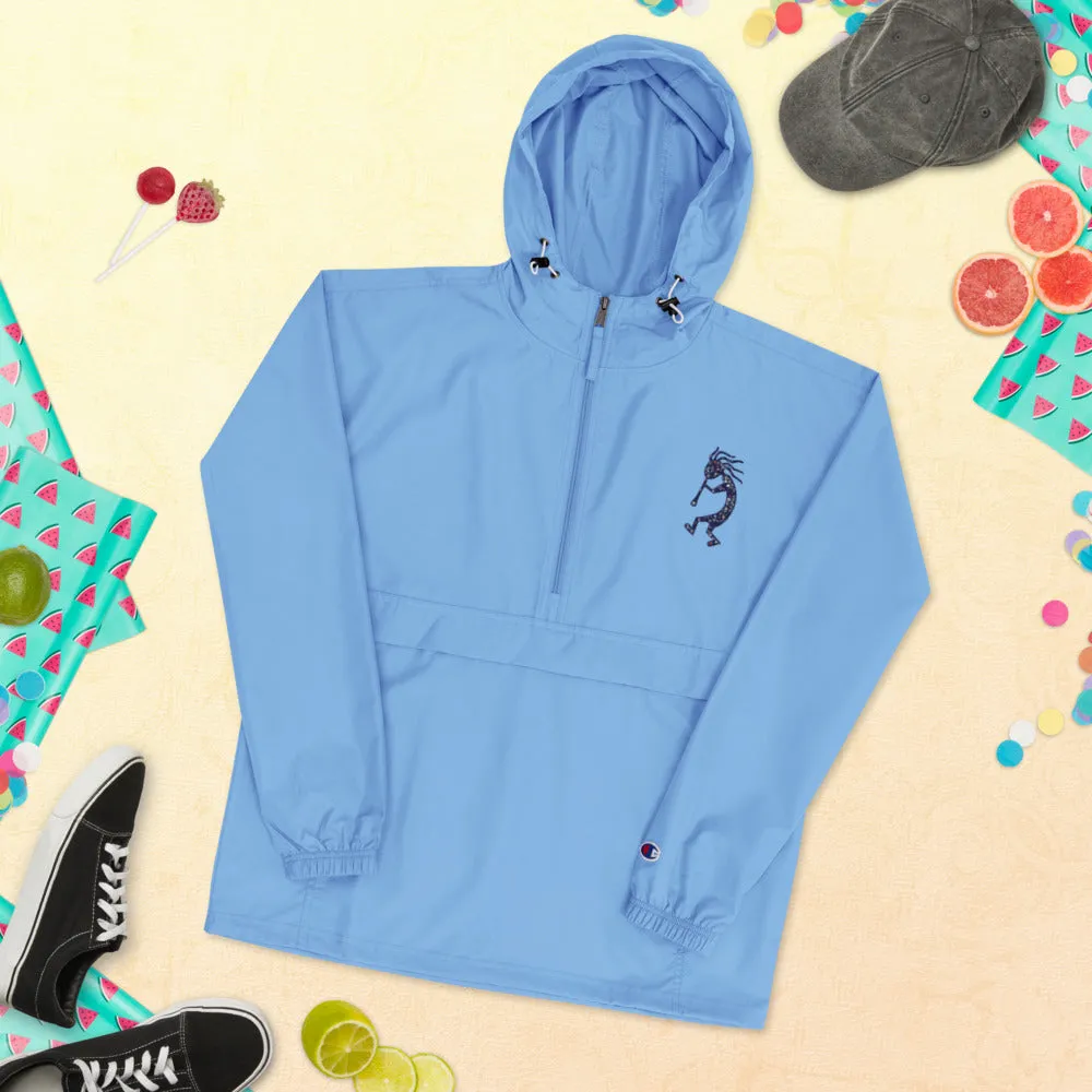 Embroidered Champion Packable Jacket Kokopelli Single