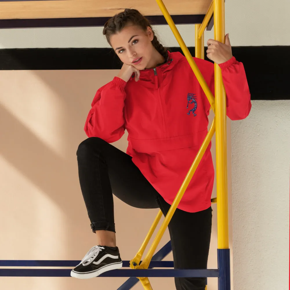 Embroidered Champion Packable Jacket Kokopelli Single