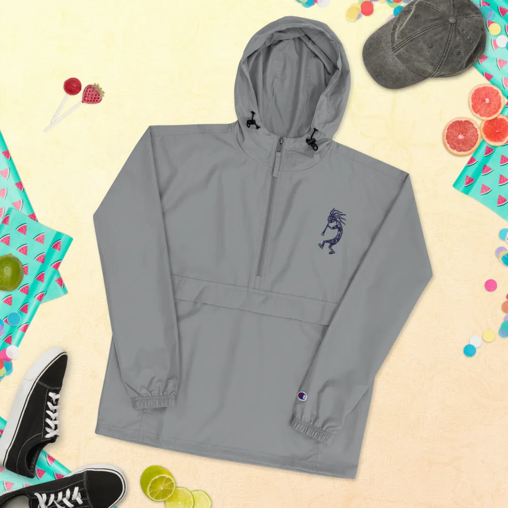 Embroidered Champion Packable Jacket Kokopelli Single