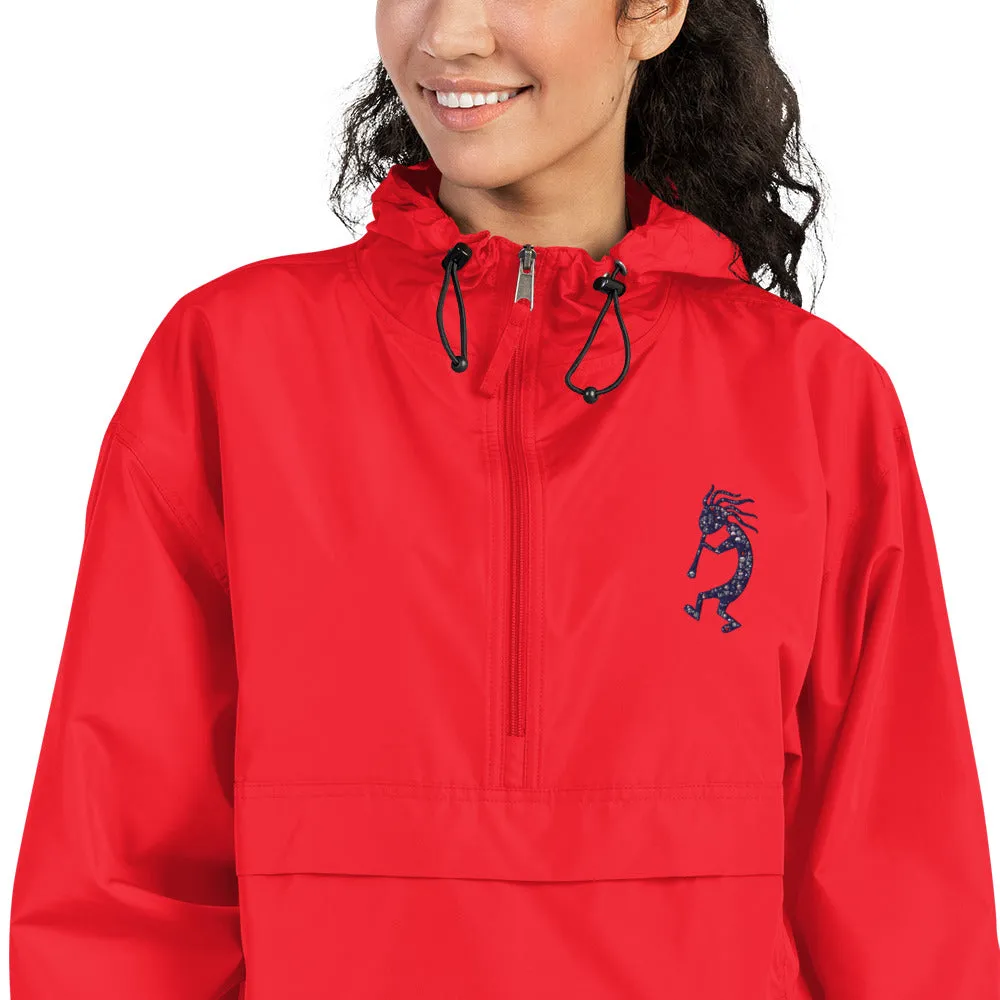 Embroidered Champion Packable Jacket Kokopelli Single