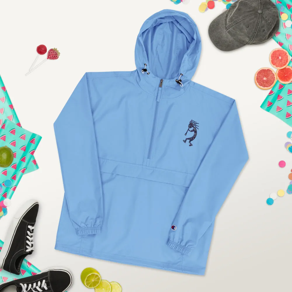 Embroidered Champion Packable Jacket Kokopelli Single