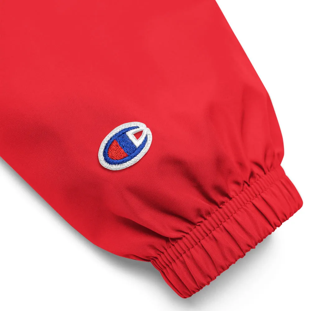 Embroidered Champion Packable Jacket Kokopelli Single