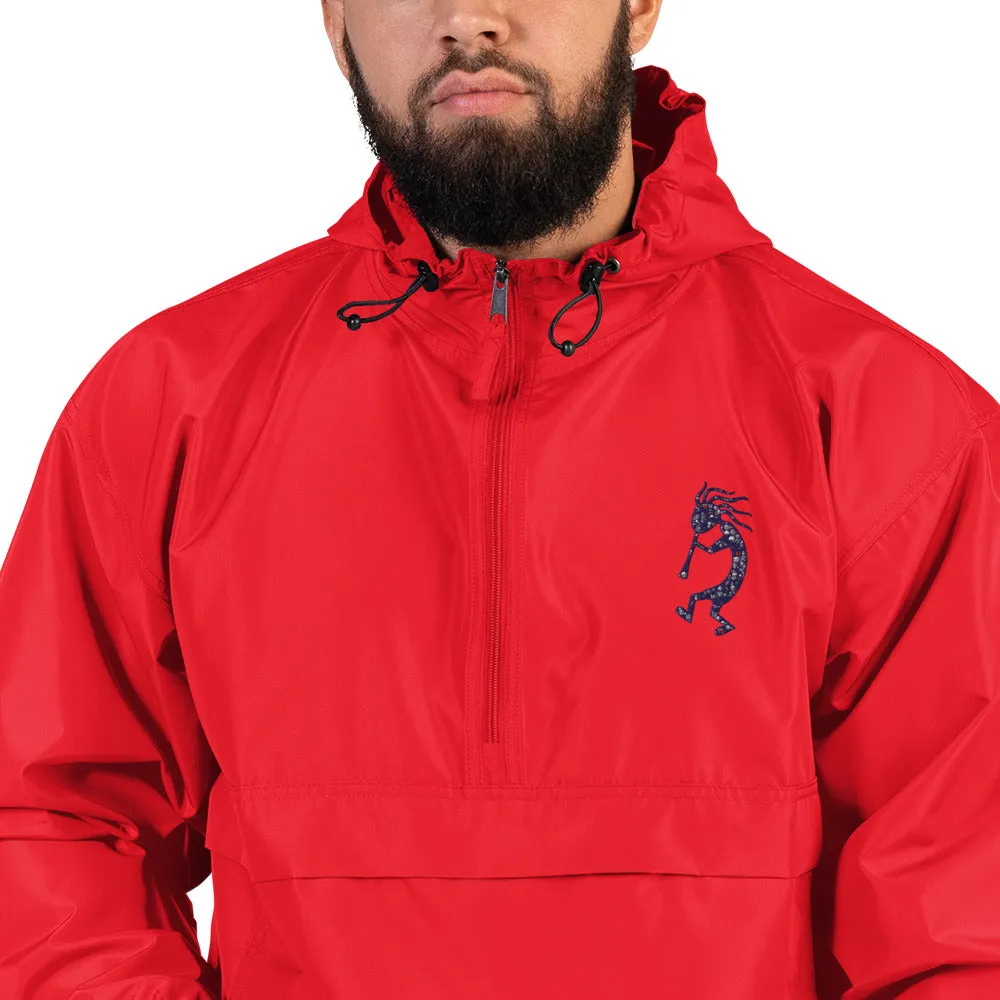 Embroidered Champion Packable Jacket Kokopelli Single