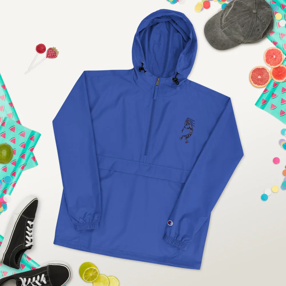 Embroidered Champion Packable Jacket Kokopelli Single