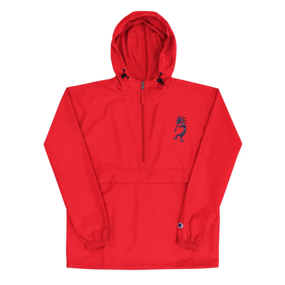 Embroidered Champion Packable Jacket Kokopelli Single