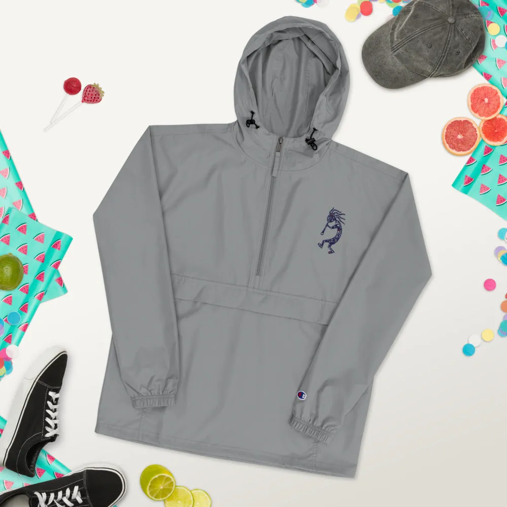 Embroidered Champion Packable Jacket Kokopelli Single