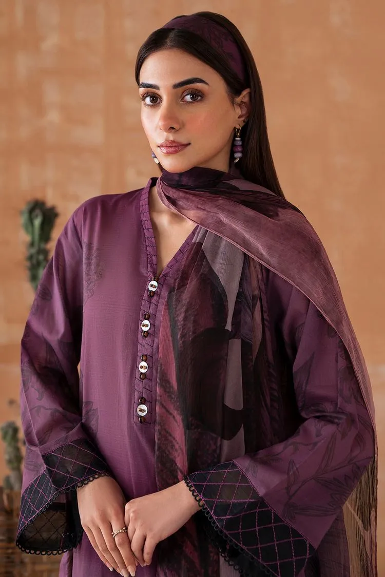 Embroidered Textured Lawn Suit P1050 - 3 Piece