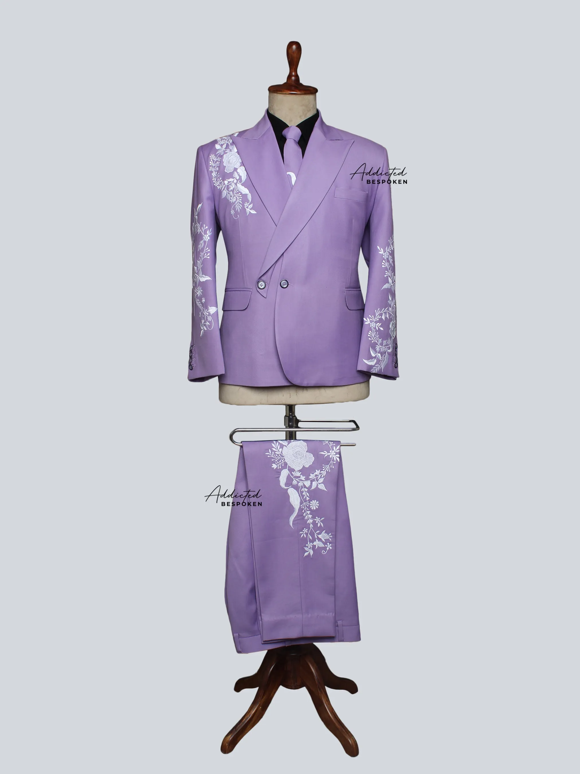 Ethereal Wedding Embroidered Suit