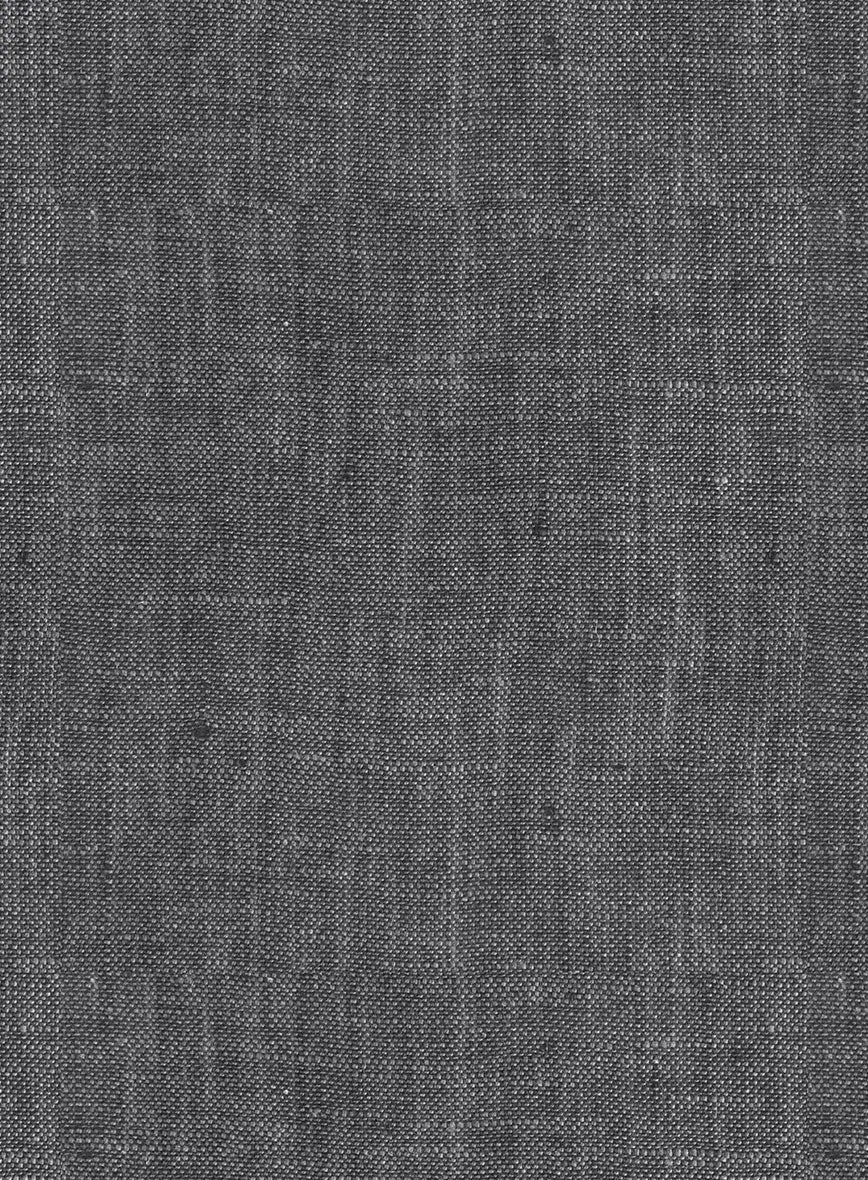European Anchor Gray Linen Shirt