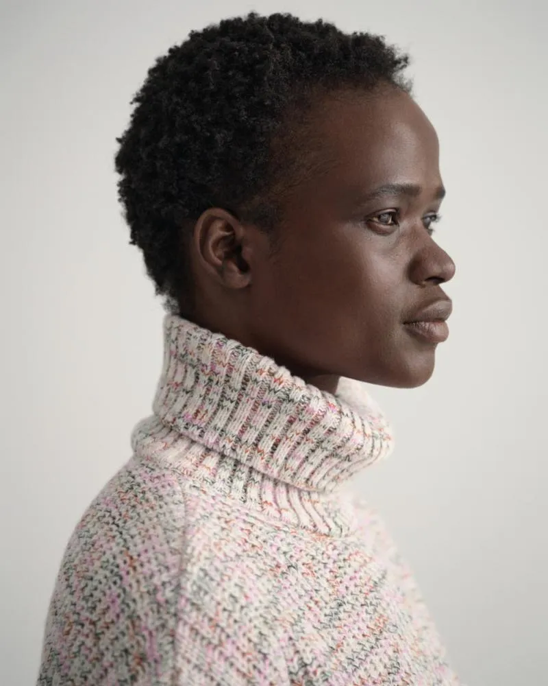 Gant Apparel Womens  MULTI COLOR ROLLNECK 130/CREAM