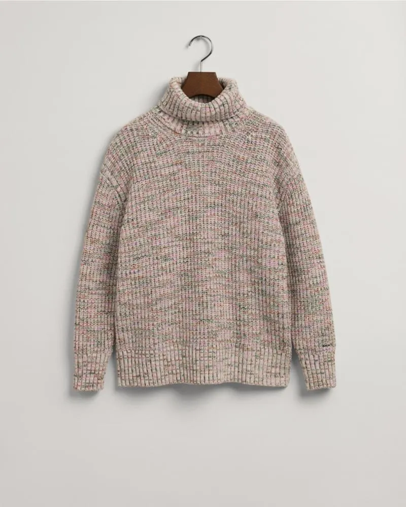 Gant Apparel Womens  MULTI COLOR ROLLNECK 130/CREAM
