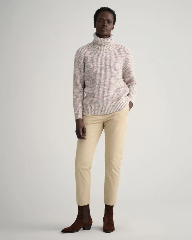 Gant Apparel Womens  MULTI COLOR ROLLNECK 130/CREAM