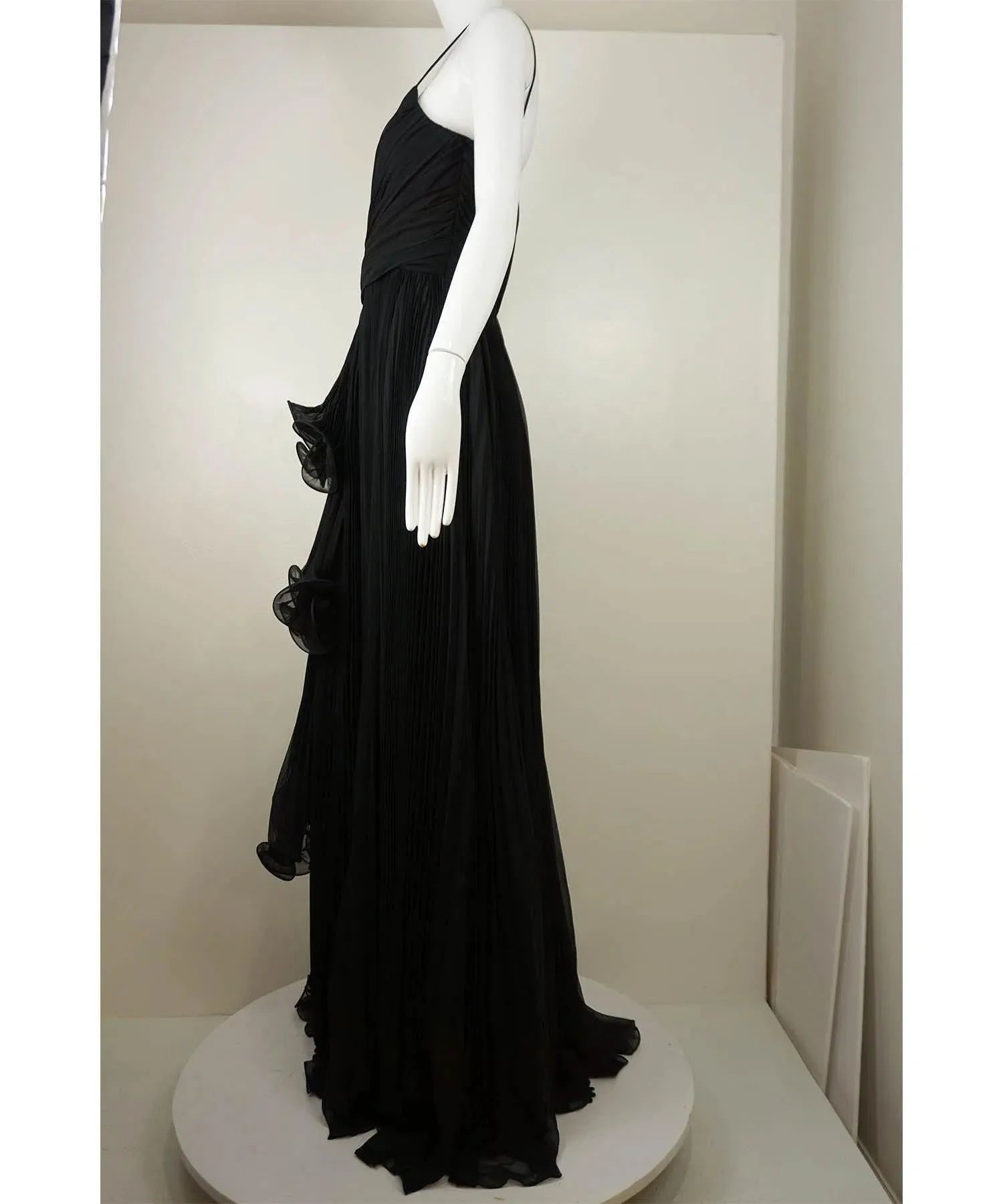 Gucci Runway Chiffon Pleated Gown 2020