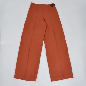 Hermes Brown Belted Detail Wide Leg Pants