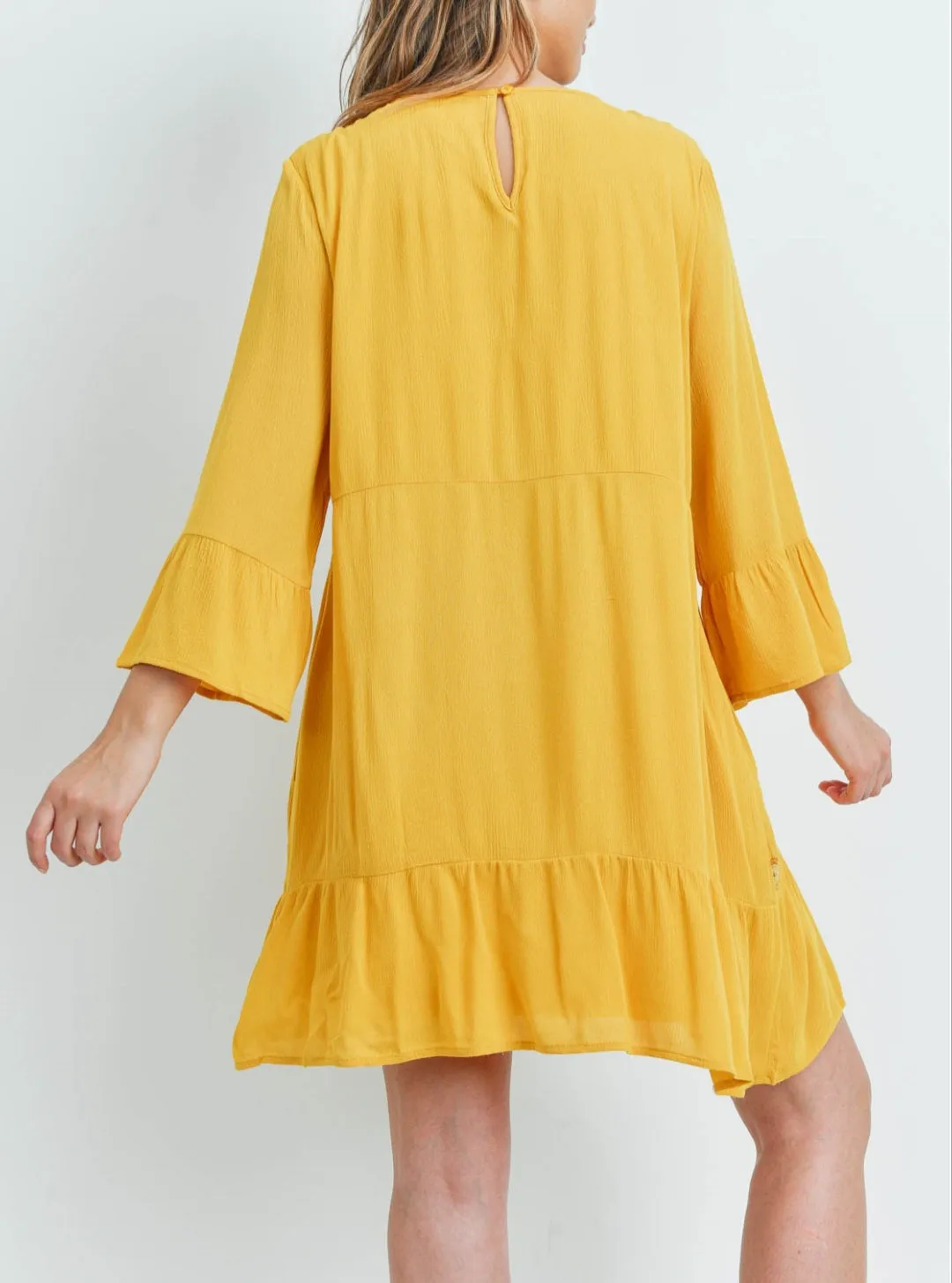 Honey Embroidered Dress