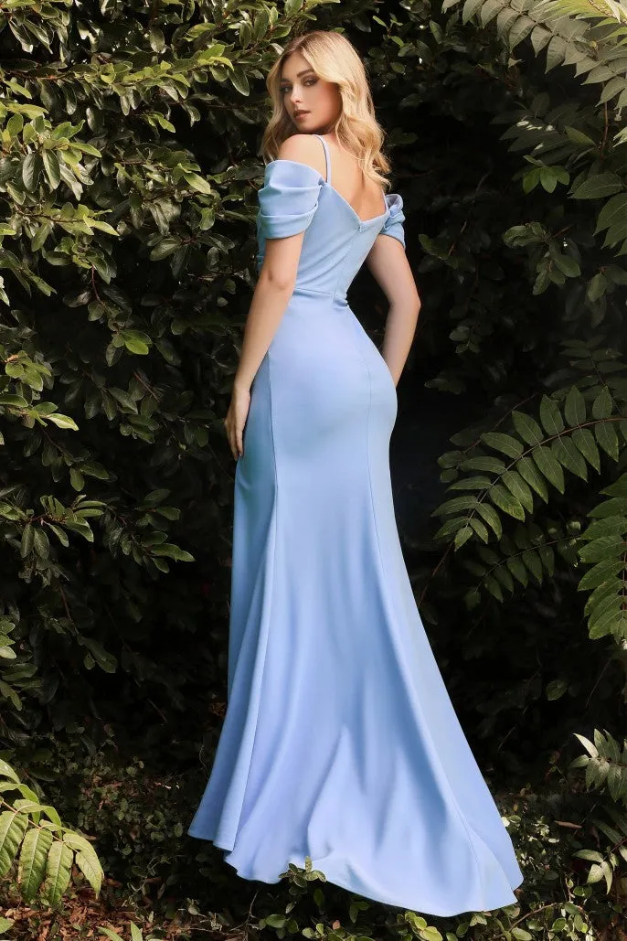 Idalia | Crepe Off the Shoulder Dress | LaDivine KV1057